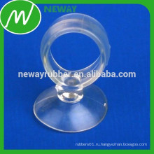 Прозрачная прозрачная вакуумная присоска из ПВХ с кольцом